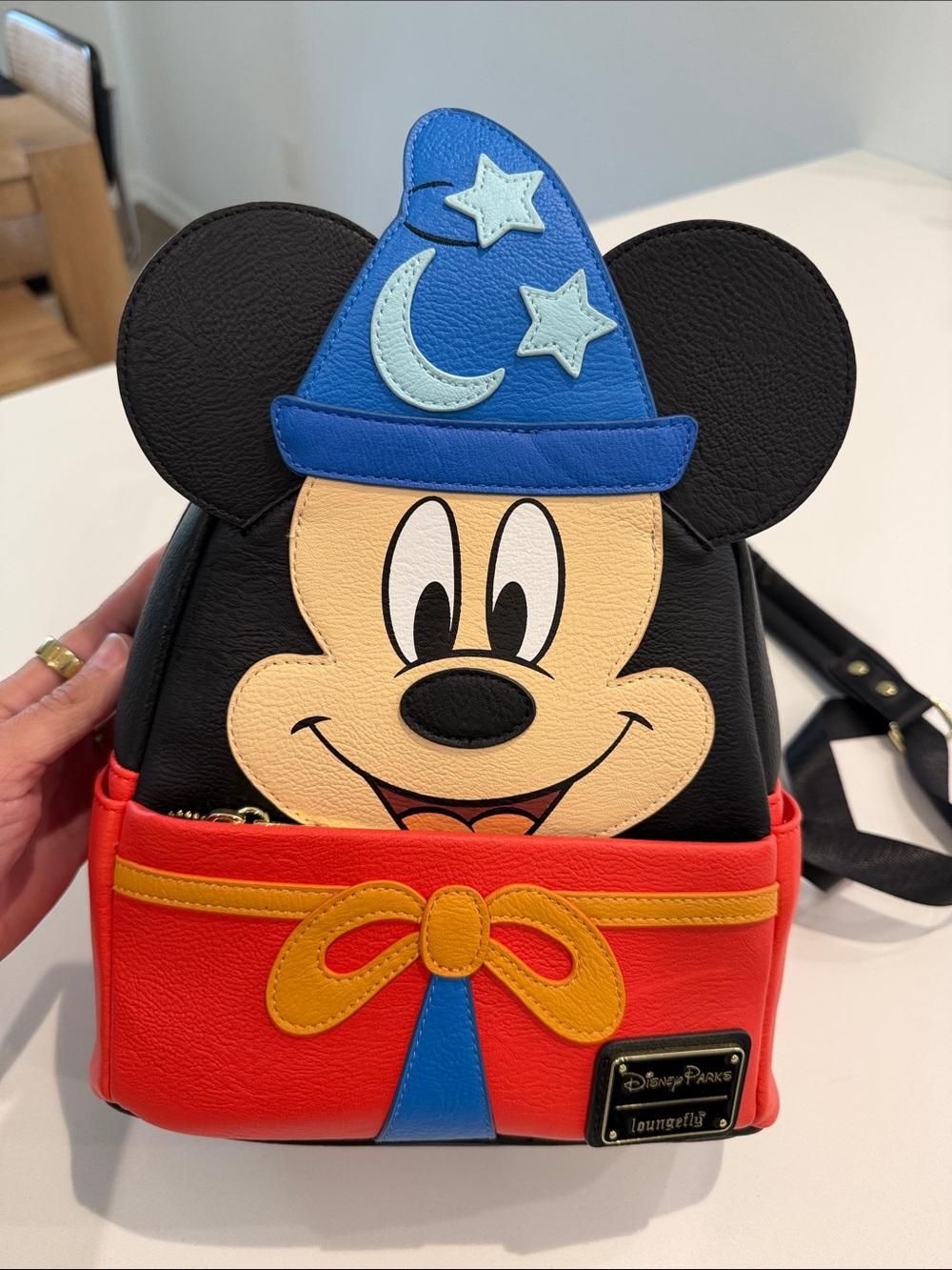 Loungefly x Disney Parks Sorcerer Mickey Cosplay Figurel Mini Backpack Fantasia